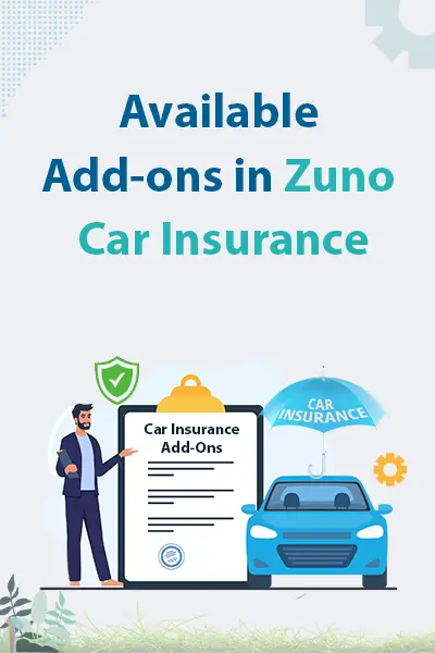Available Add-ons in Zuno Car Insurance