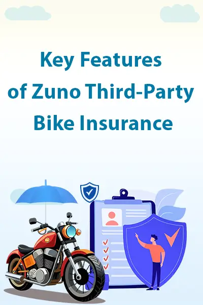 Key Features of Zuno Third-Party Bike Insurance