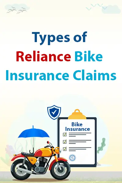 Types of Reliance Bike Insurance Claims