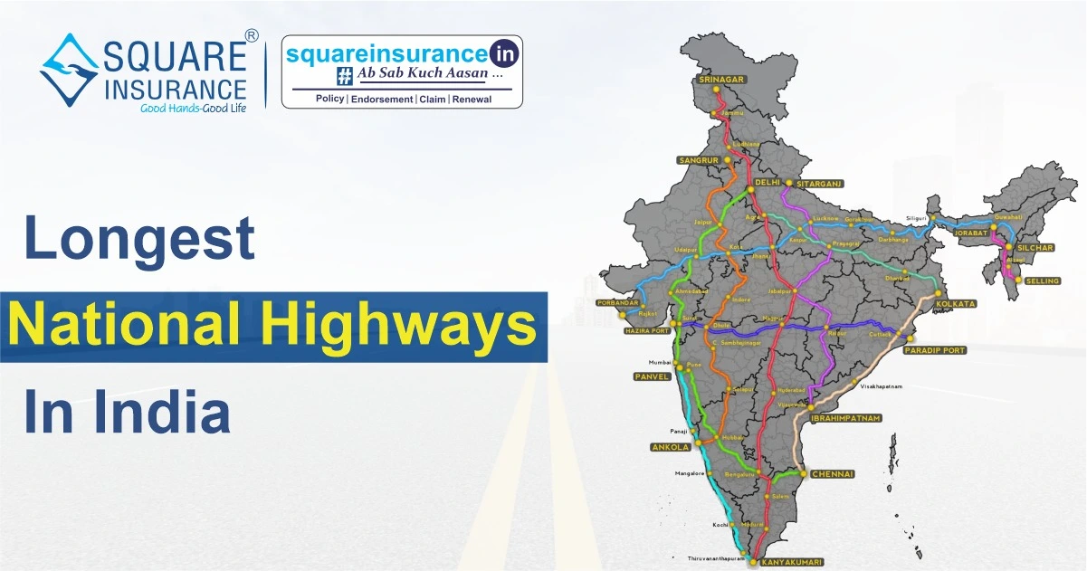 Longest National Highways In India Longest National Highways In India