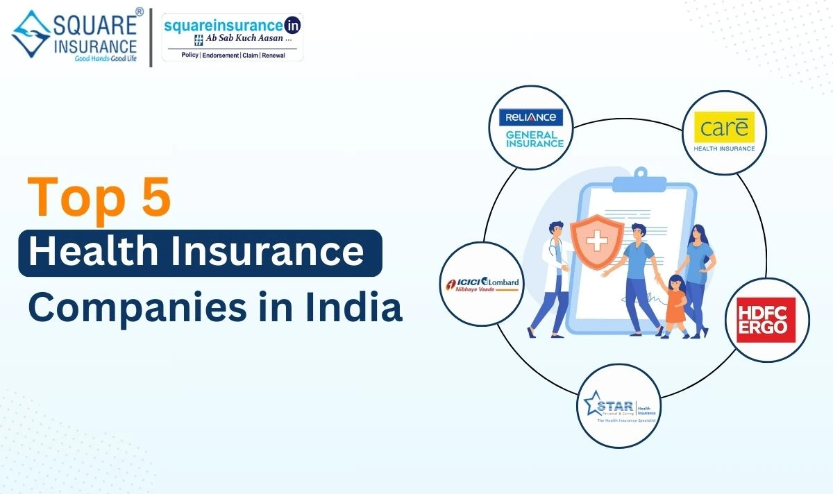 Top 5 Health Insurance Companies in India - 2025 Top 5 Health Insurance Companies in India - 2025
