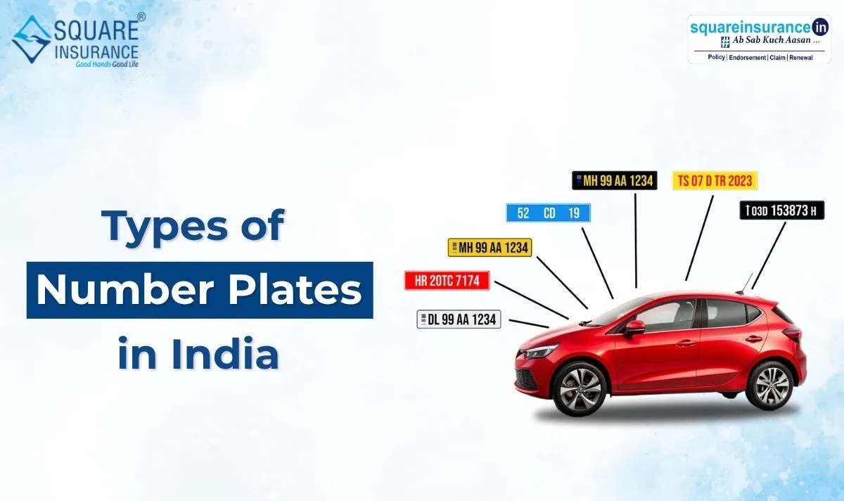 Types of Number Plates in India - 2026 Types of Number Plates in India - 2026